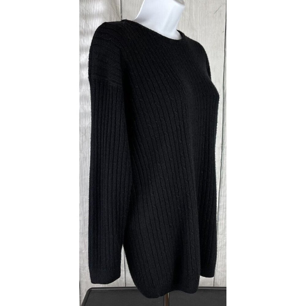 Amanda Smith Small Long Sleeve Black Sweater - Picture 2 of 6